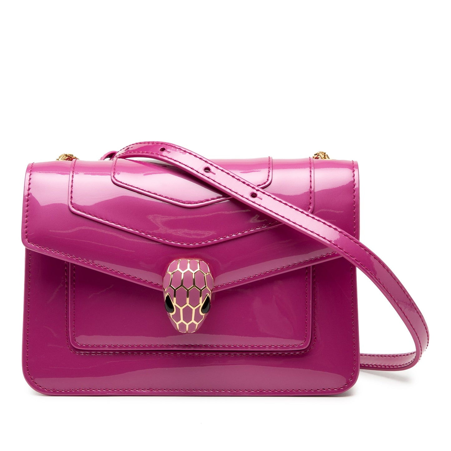 Bvlgari Patent Serpenti Forever Crossbody
