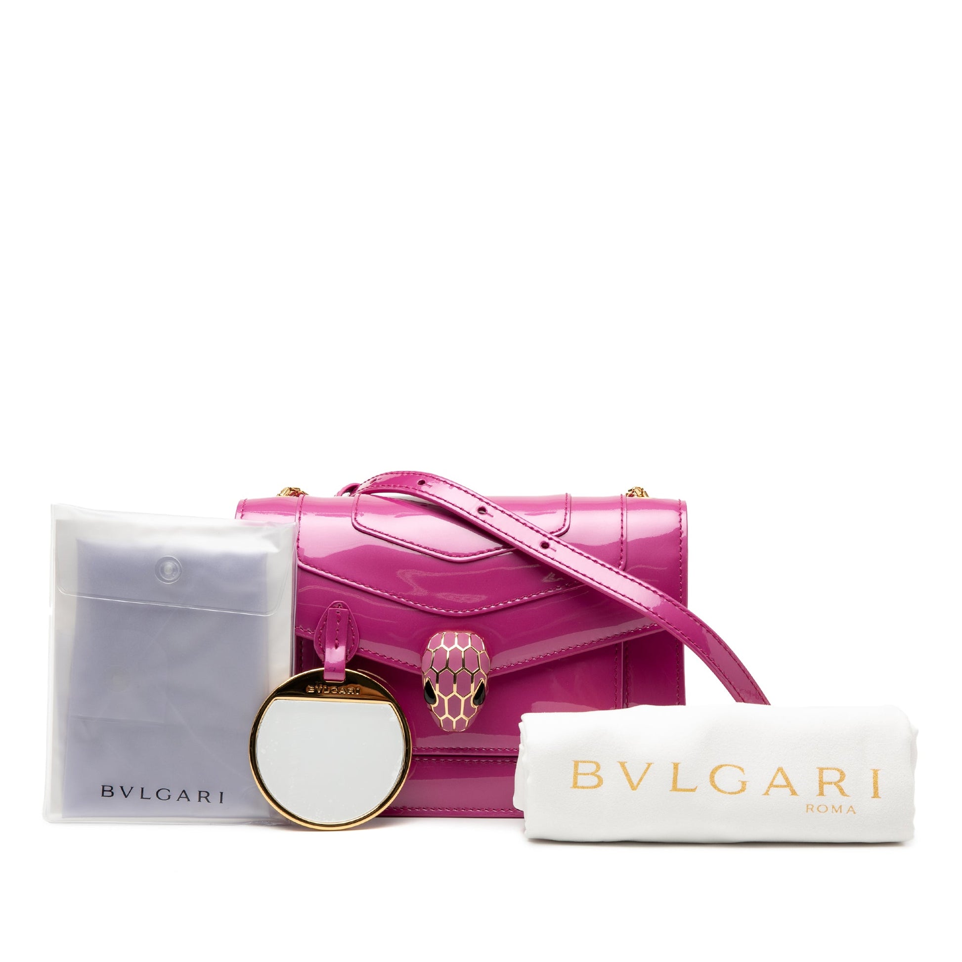 Bvlgari Patent Serpenti Forever Crossbody