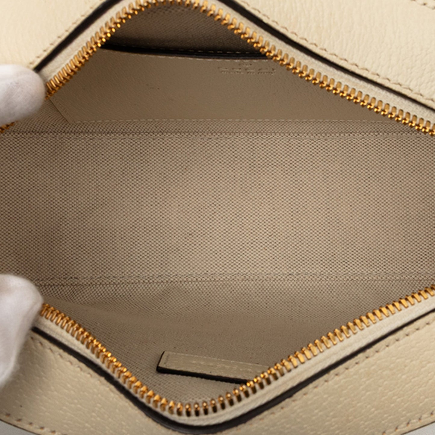 Gucci Small GG Supreme Textured Calfskin Web Ophidia Camera Bag