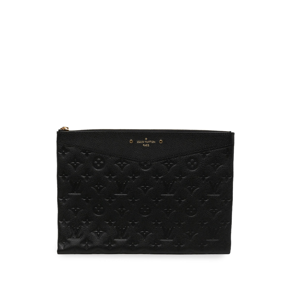 Louis Vuitton Monogram Empreinte Daily Pouch — Black