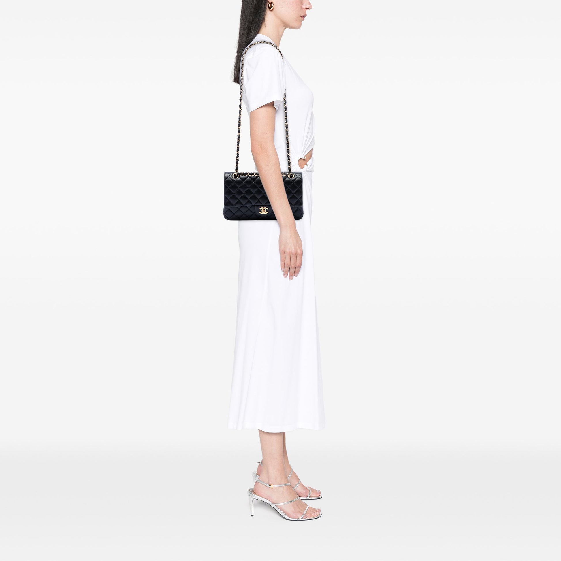 Chanel Medium Classic Lambskin Double Flap