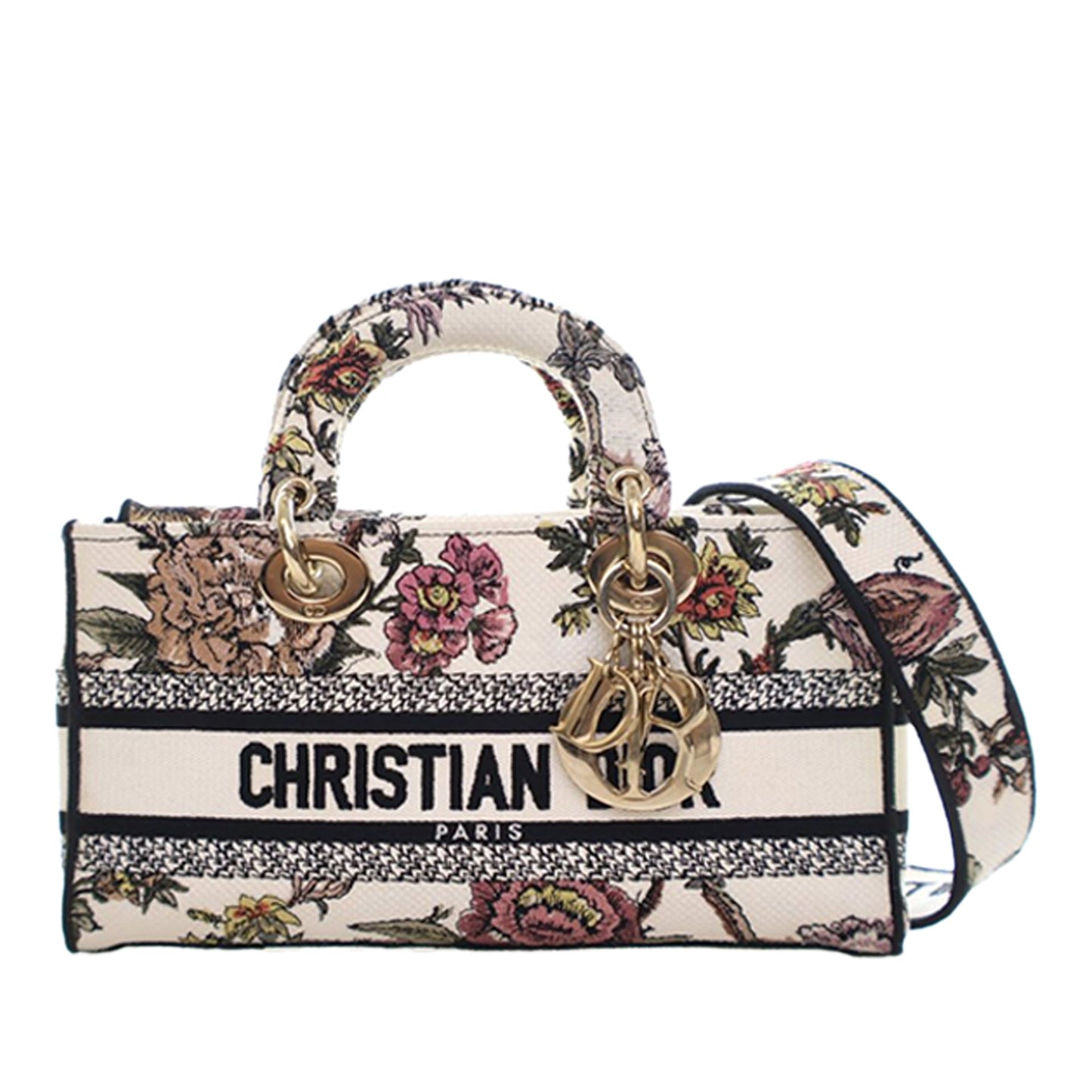 Dior Medium Embroidered Floral Canvas Lady D Joy