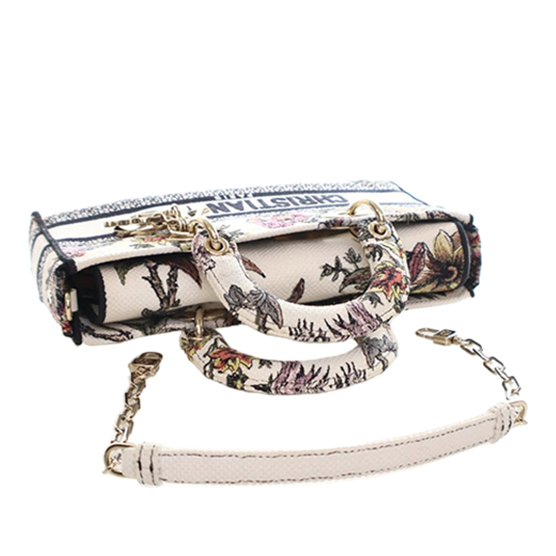 Dior Medium Embroidered Floral Canvas Lady D Joy