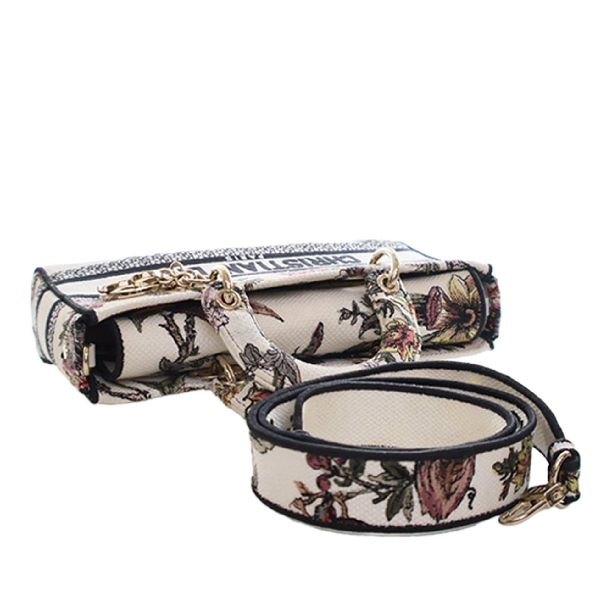 Dior Medium Embroidered Floral Canvas Lady D Joy