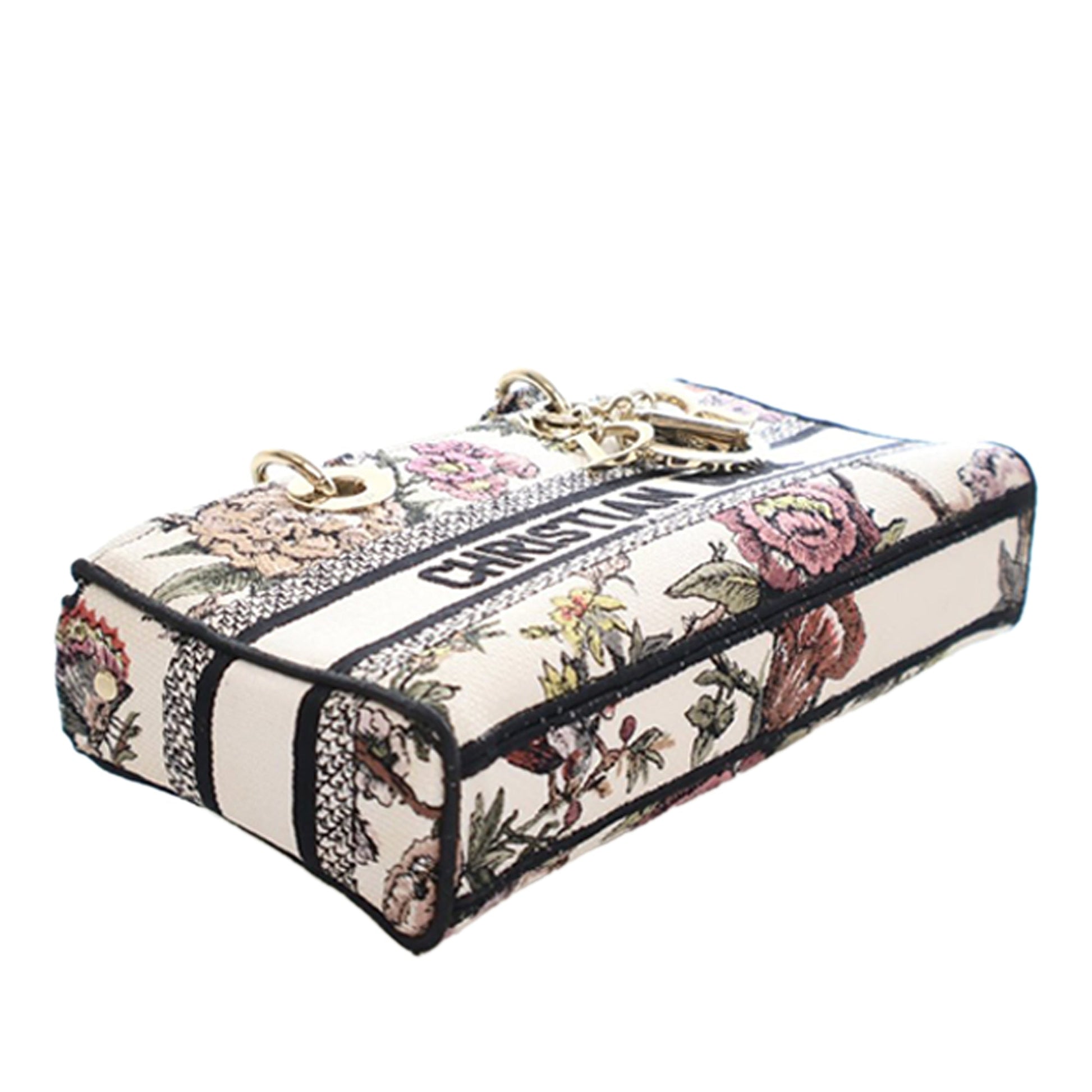 Dior Medium Embroidered Floral Canvas Lady D Joy