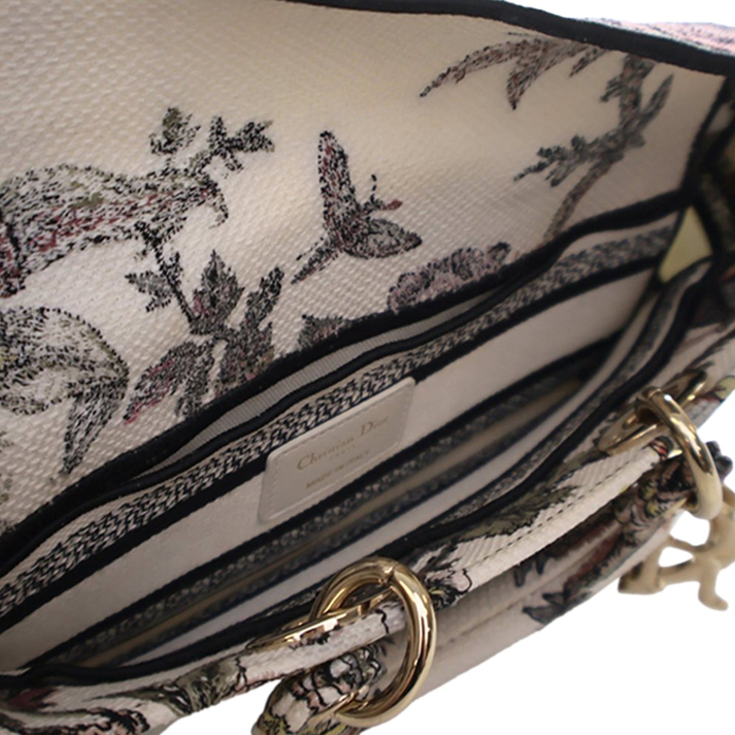 Dior Medium Embroidered Floral Canvas Lady D Joy