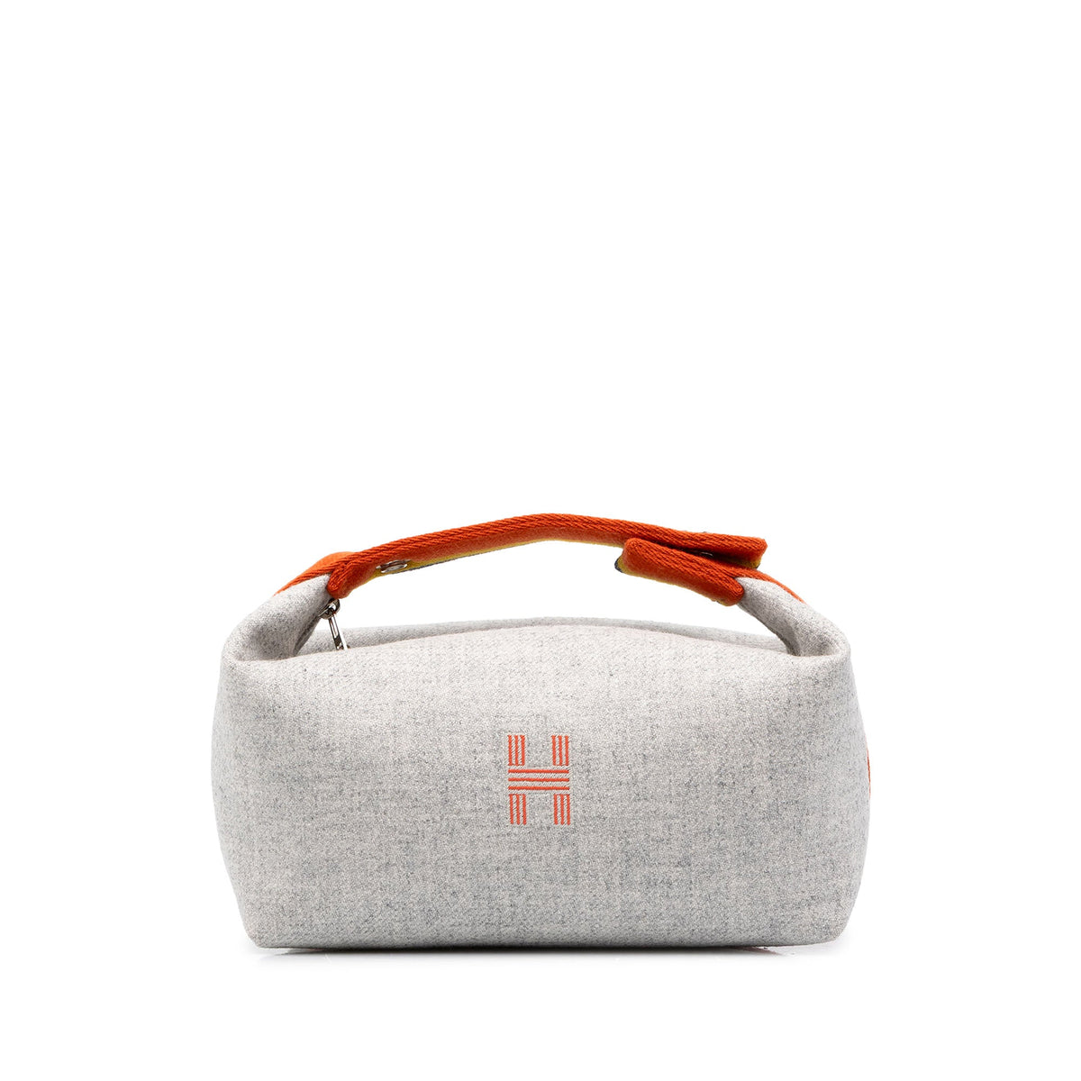 Hermès Small Wool Bride A Brac Rocabar Case — Gray