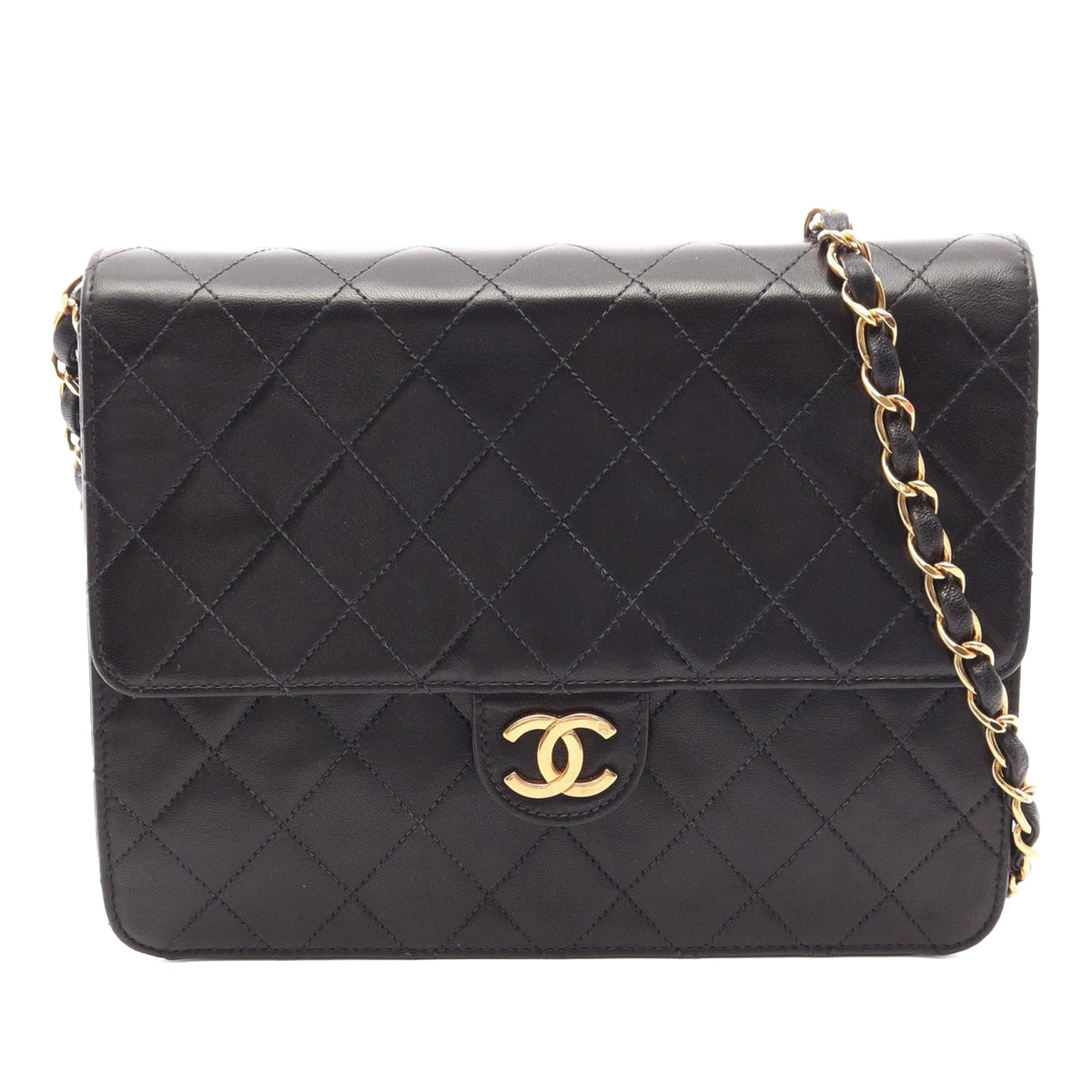 Chanel Small CC Quilted Lambskin Single Flap
