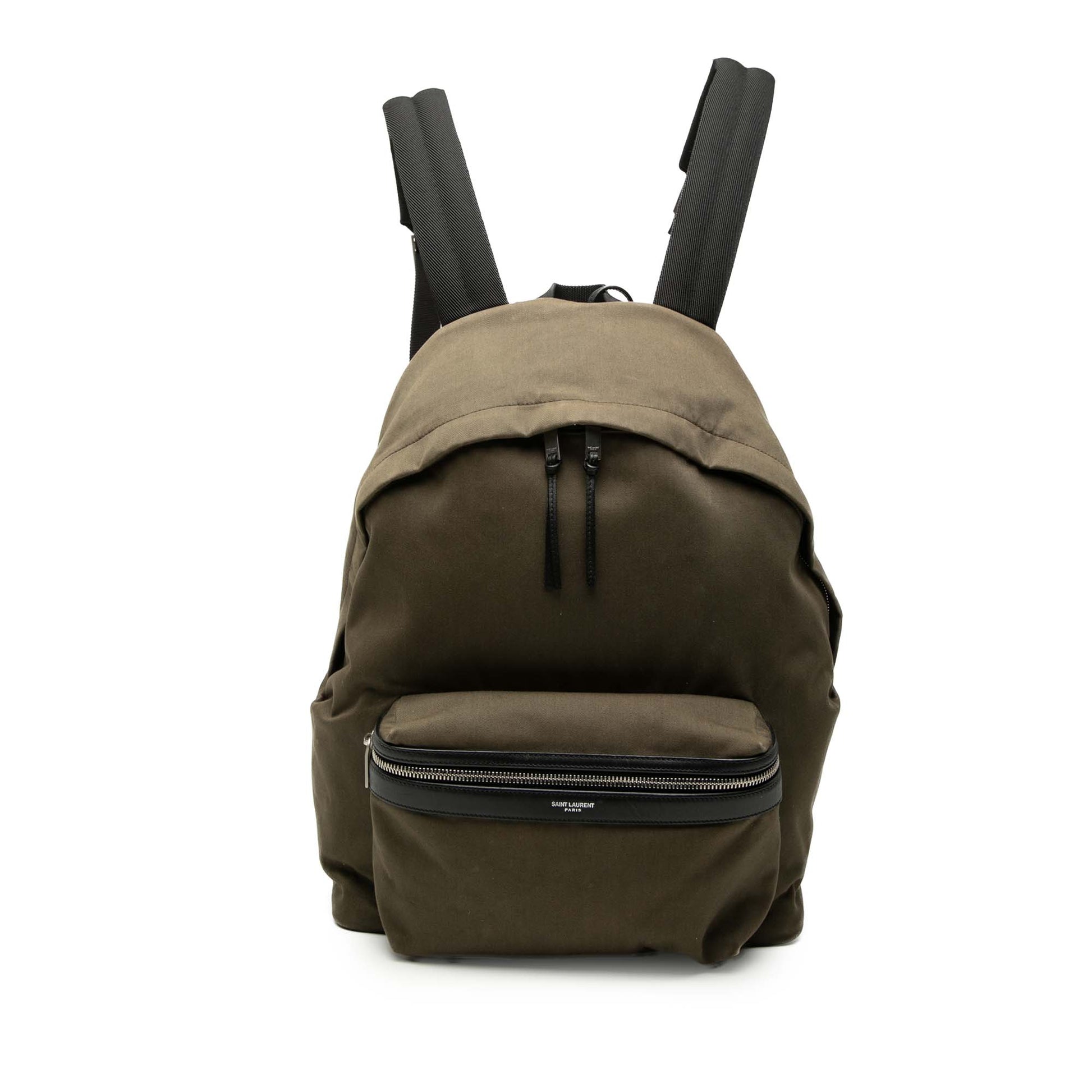 Saint Laurent Canvas City Backpack