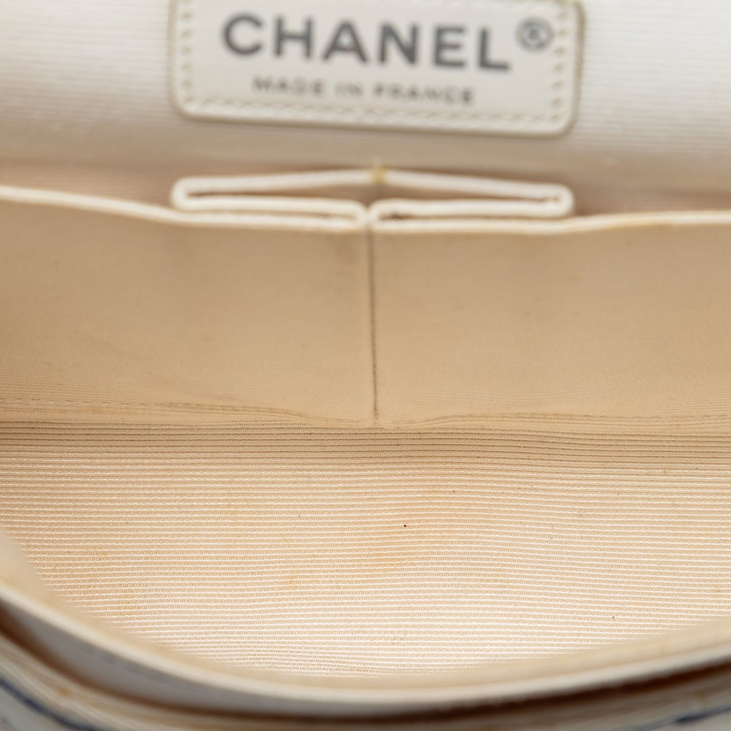 Chanel Medium Classic Printed Grosgrain Double Flap