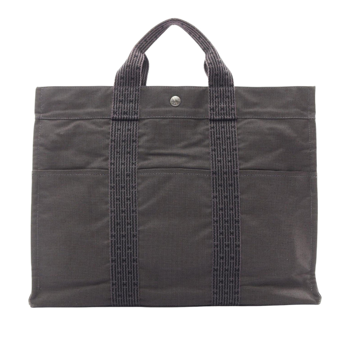 Hermès Canvas Herline MM — Gray