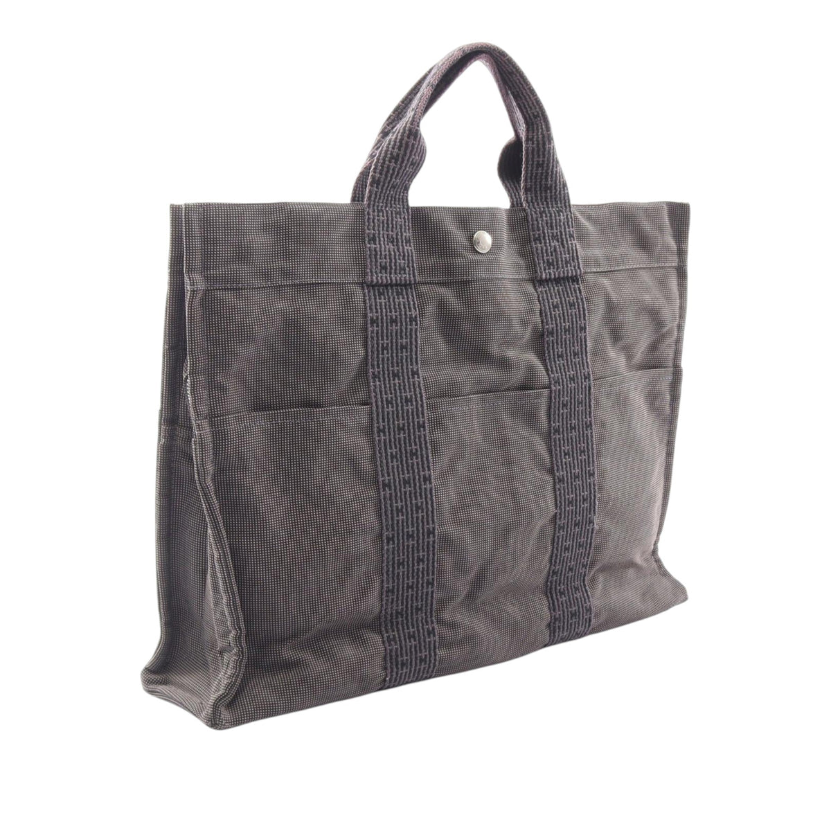Hermès Canvas Herline MM — Gray