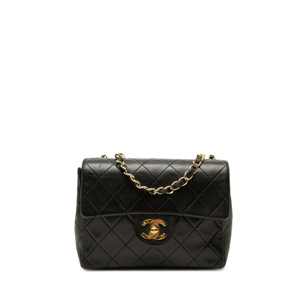 Chanel Mini Square Classic Lambskin Single Flap