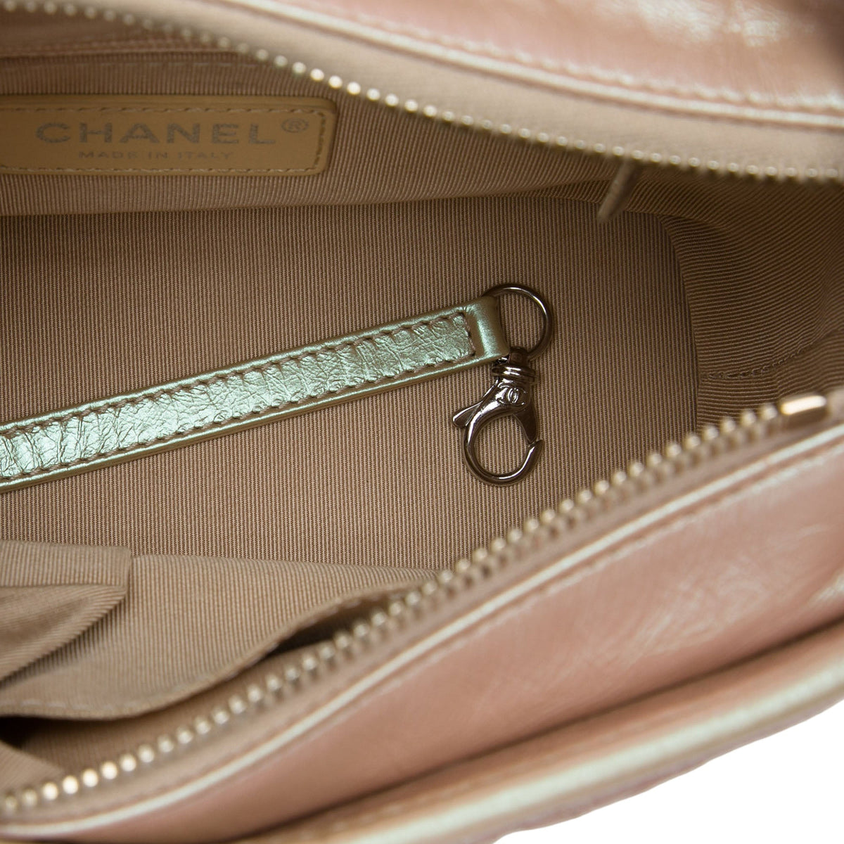 Chanel Small Iridescent Quilted Aged Calfskin Gabrielle Hobo