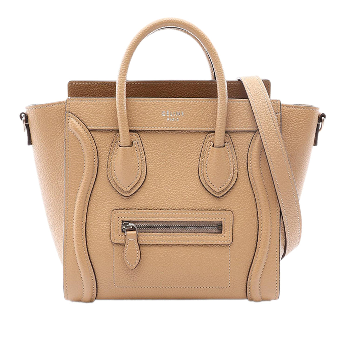 Celine Nano Leather Luggage Tote
