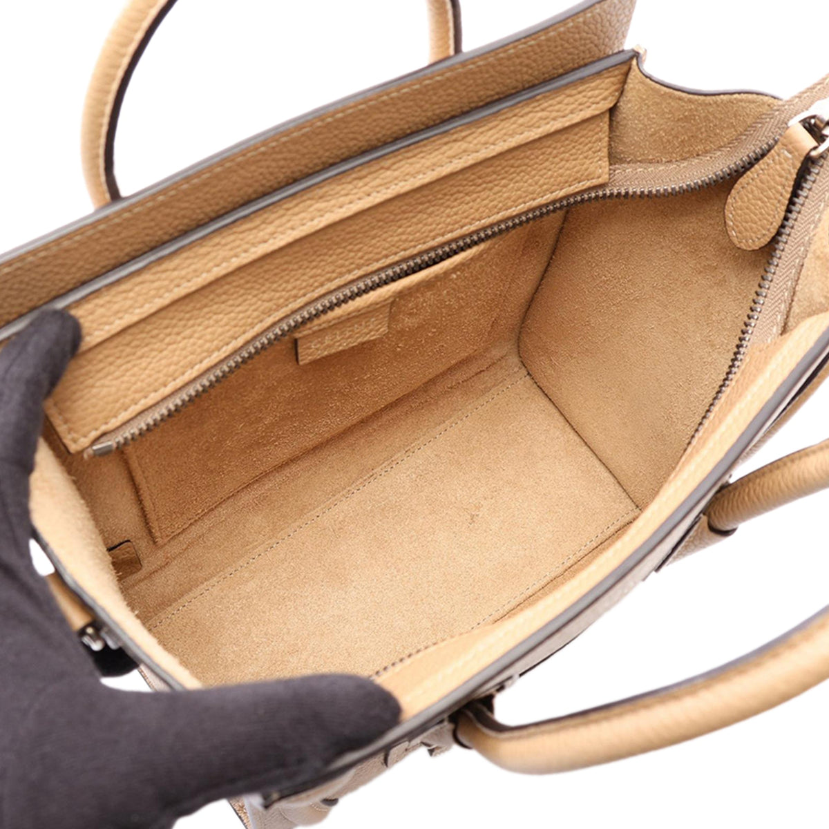 Celine Nano Leather Luggage Tote