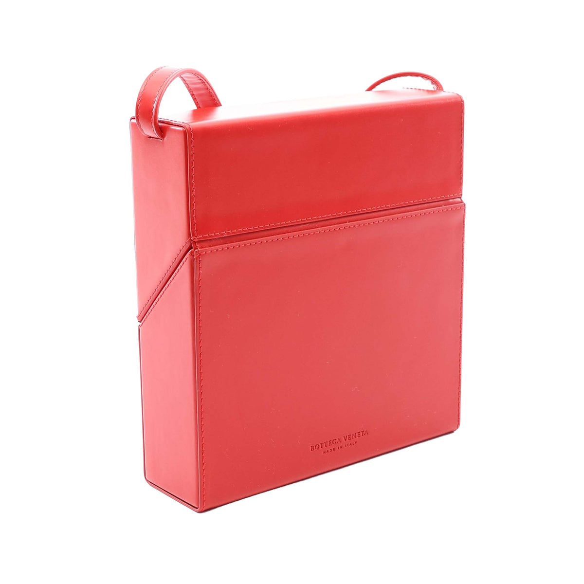 Bottega Veneta Calfskin Daisey Crossbody — Red