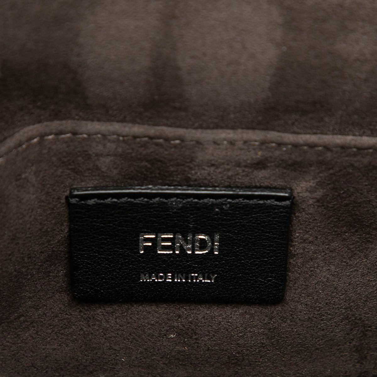 Fendi Small Scalloped Leather Kan I Crossbody — Pink