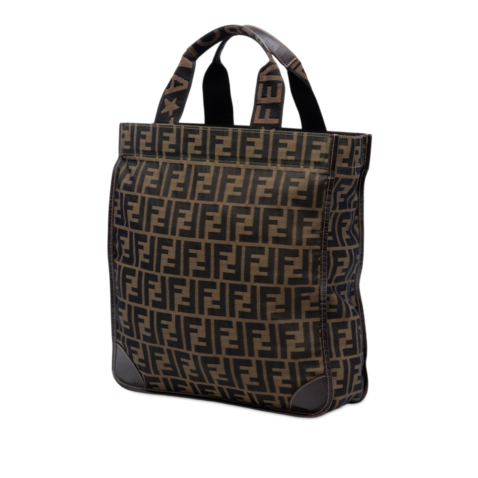 Fendi Zucca Canvas Shopping Tote