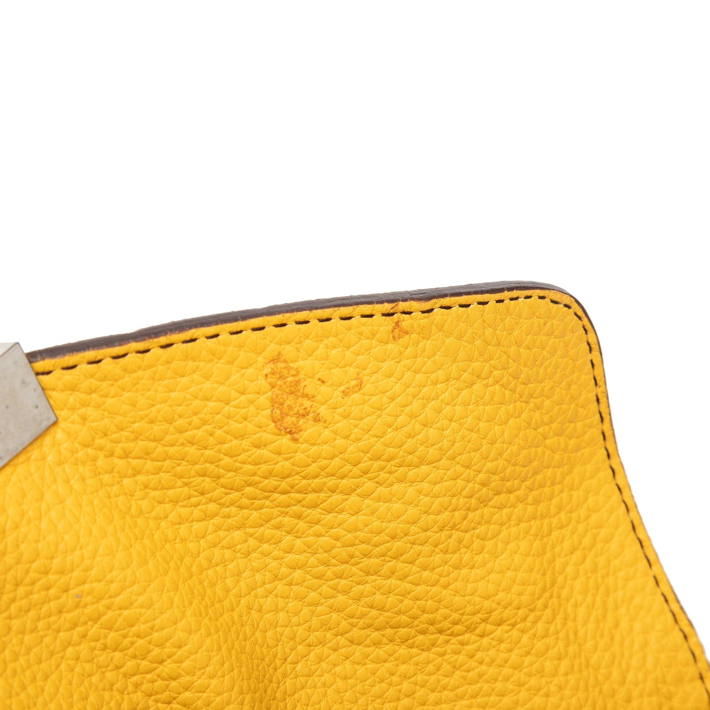 Bicolor Vitello Daino Pushlock Flap Bag