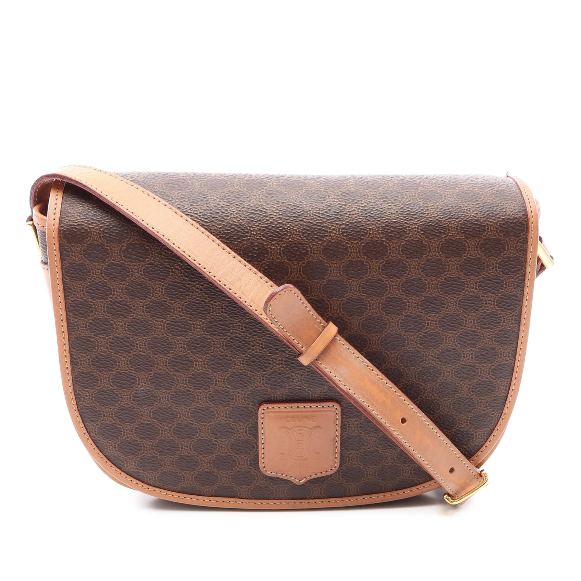 Celine Macadam Coated Canvas Crossbody