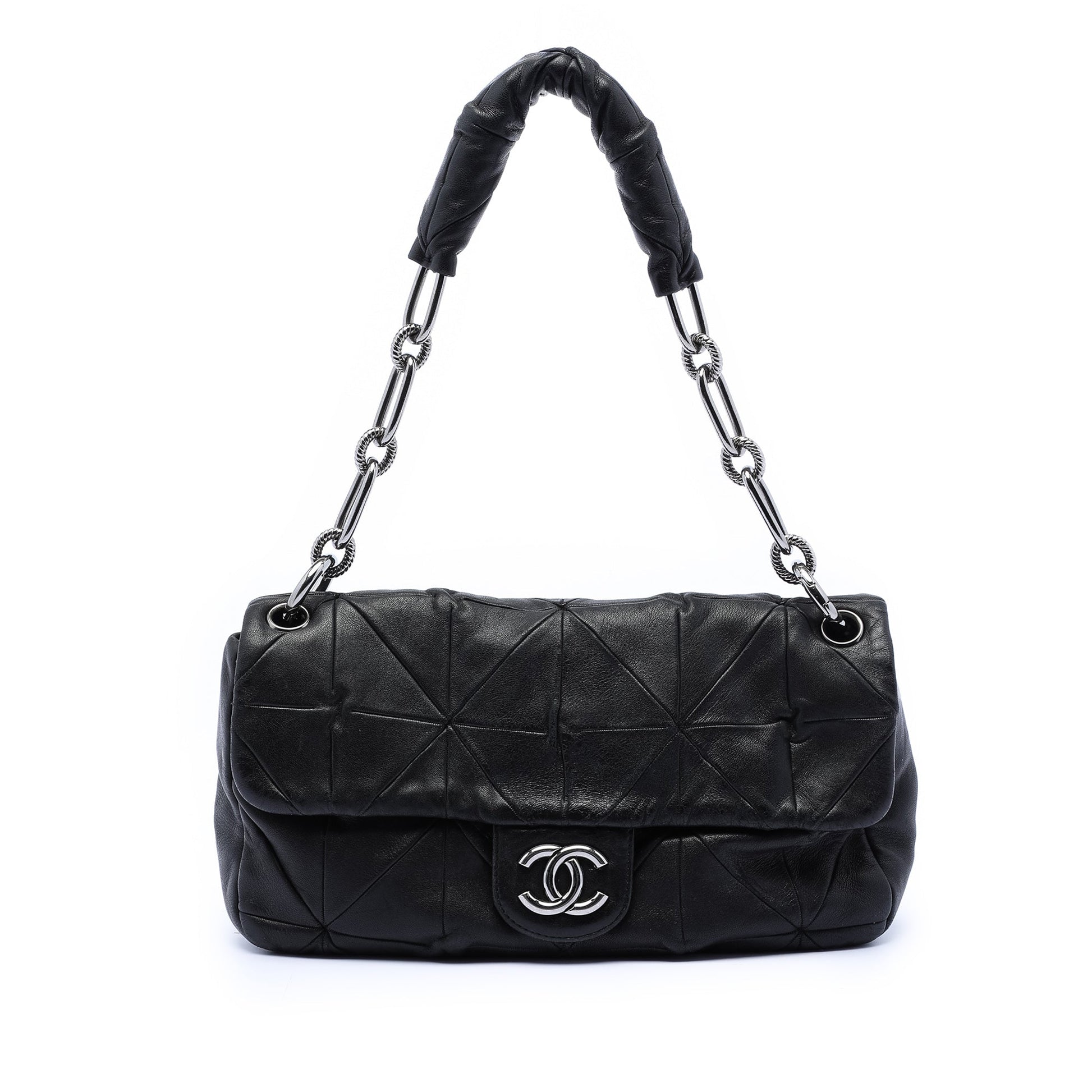 Chanel Quilted Lambskin Origami Soft Squares Flap