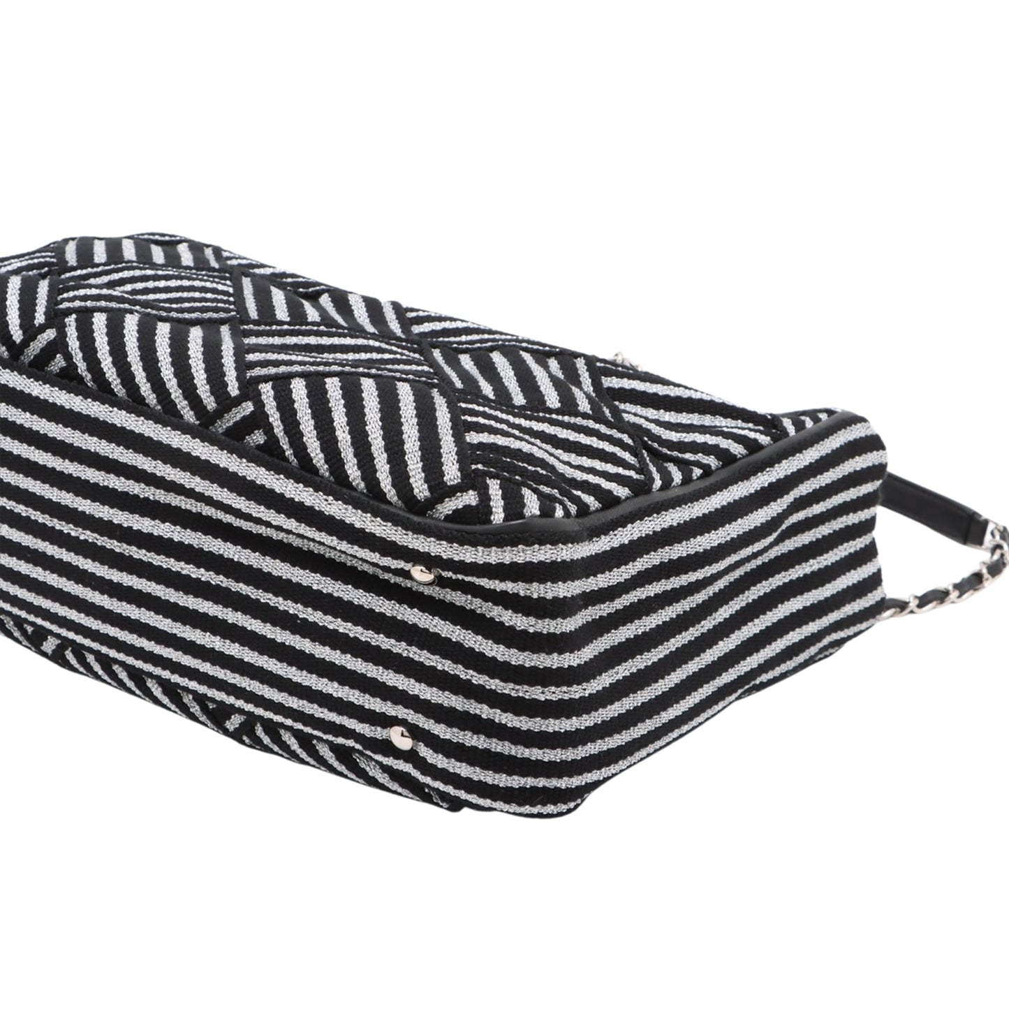Chanel CC Woven Canvas Shopping Tote