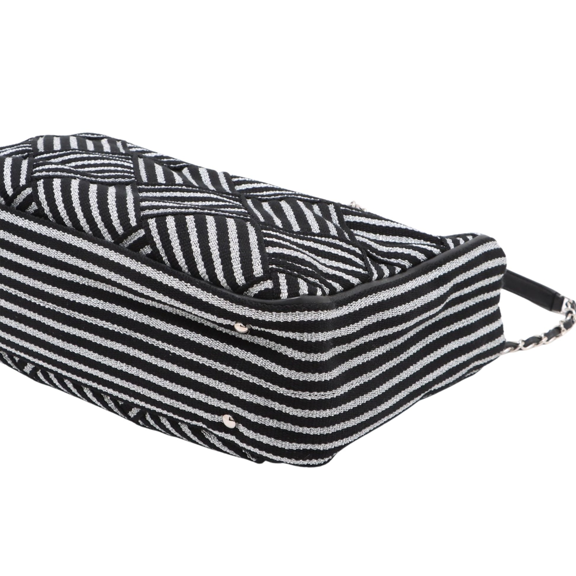 Chanel CC Woven Canvas Shopping Tote