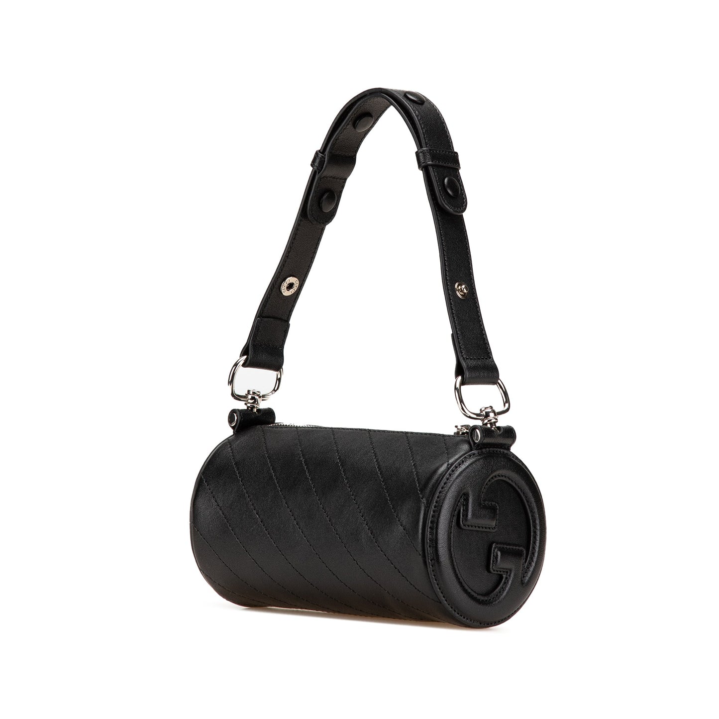 Gucci Mini Leather Blondie Barrel Shoulder Bag