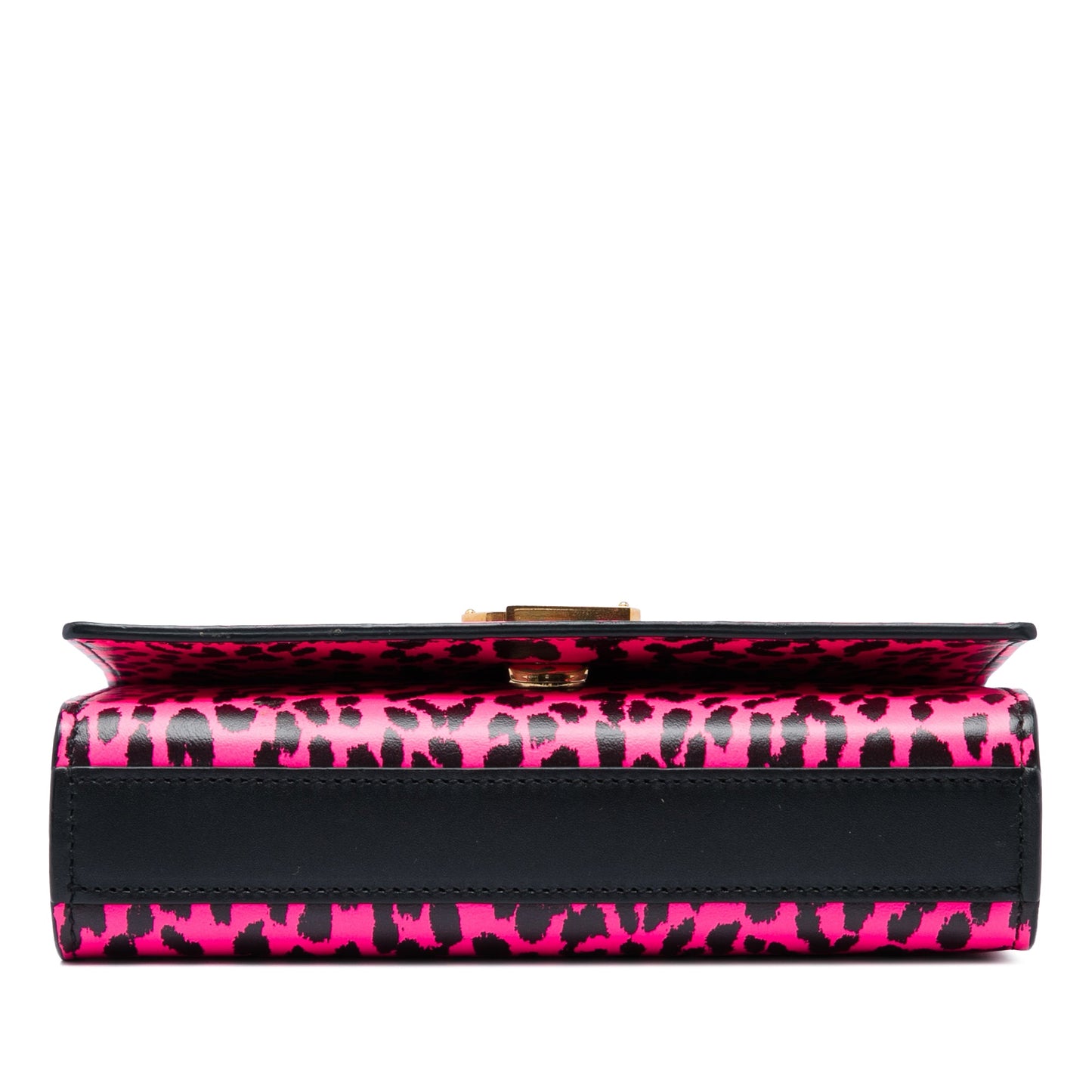 Saint Laurent Small Calfskin Leopard Print Monogram Kate Crossbody