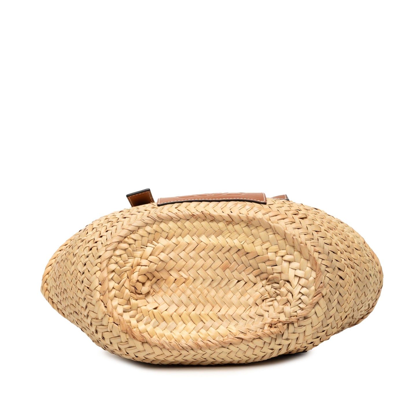 LOEWE Small Raffia Anagram Basket Tote