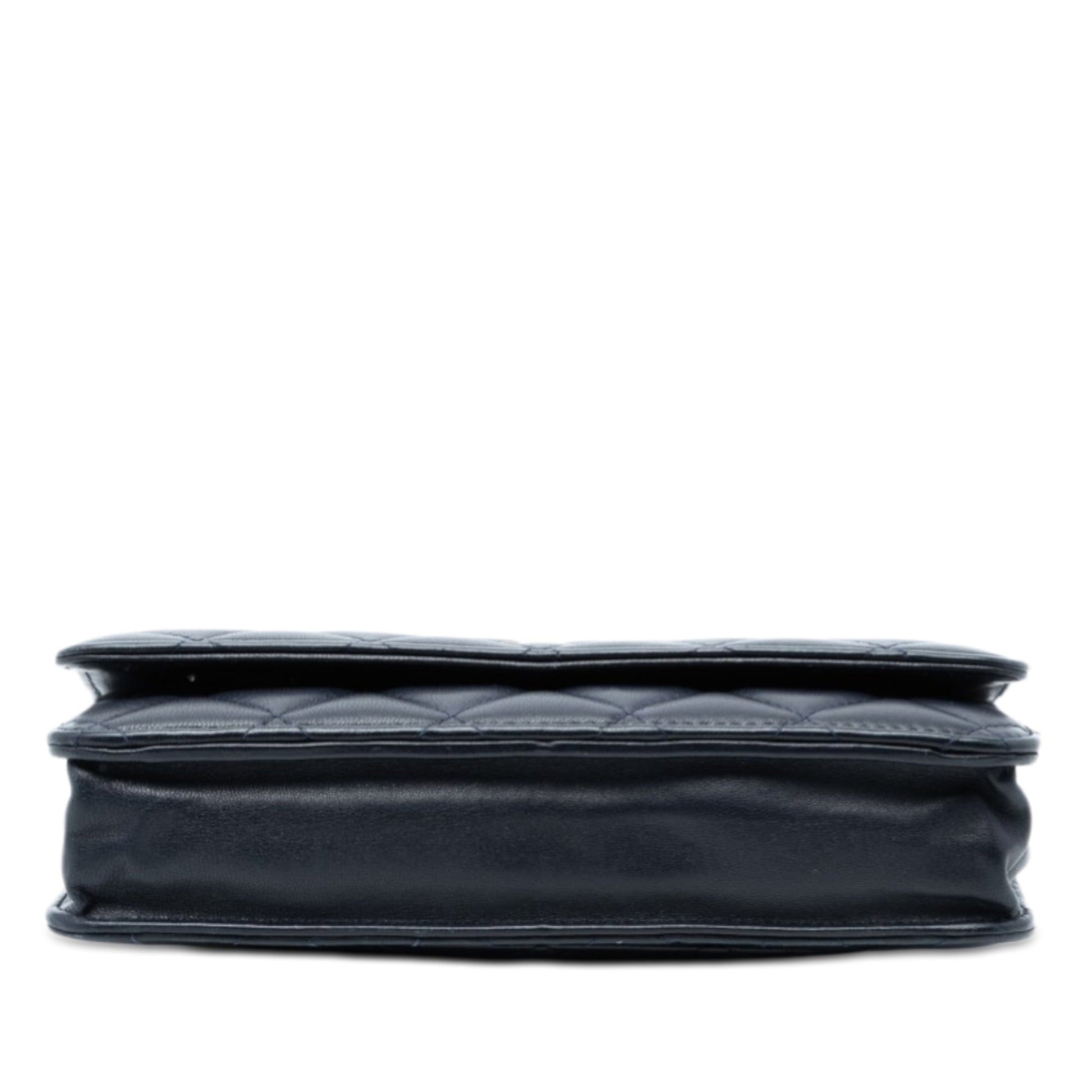 CC Quilted Lambskin Wallet On Chain