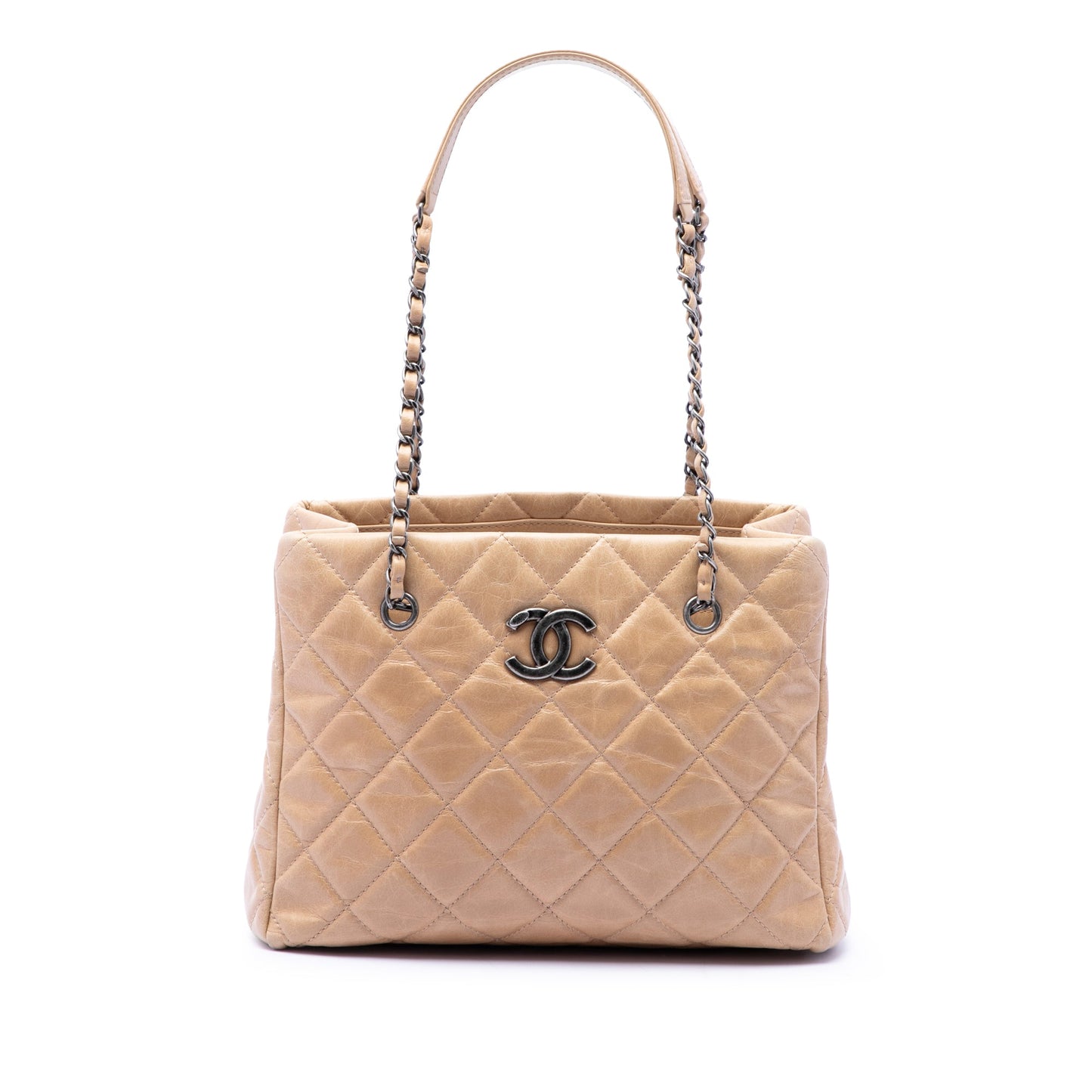 Chanel Paris Dubai Quilted Calfskin Coco Soft Tote