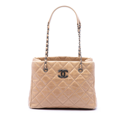 Chanel Paris Dubai Quilted Calfskin Coco Soft Tote