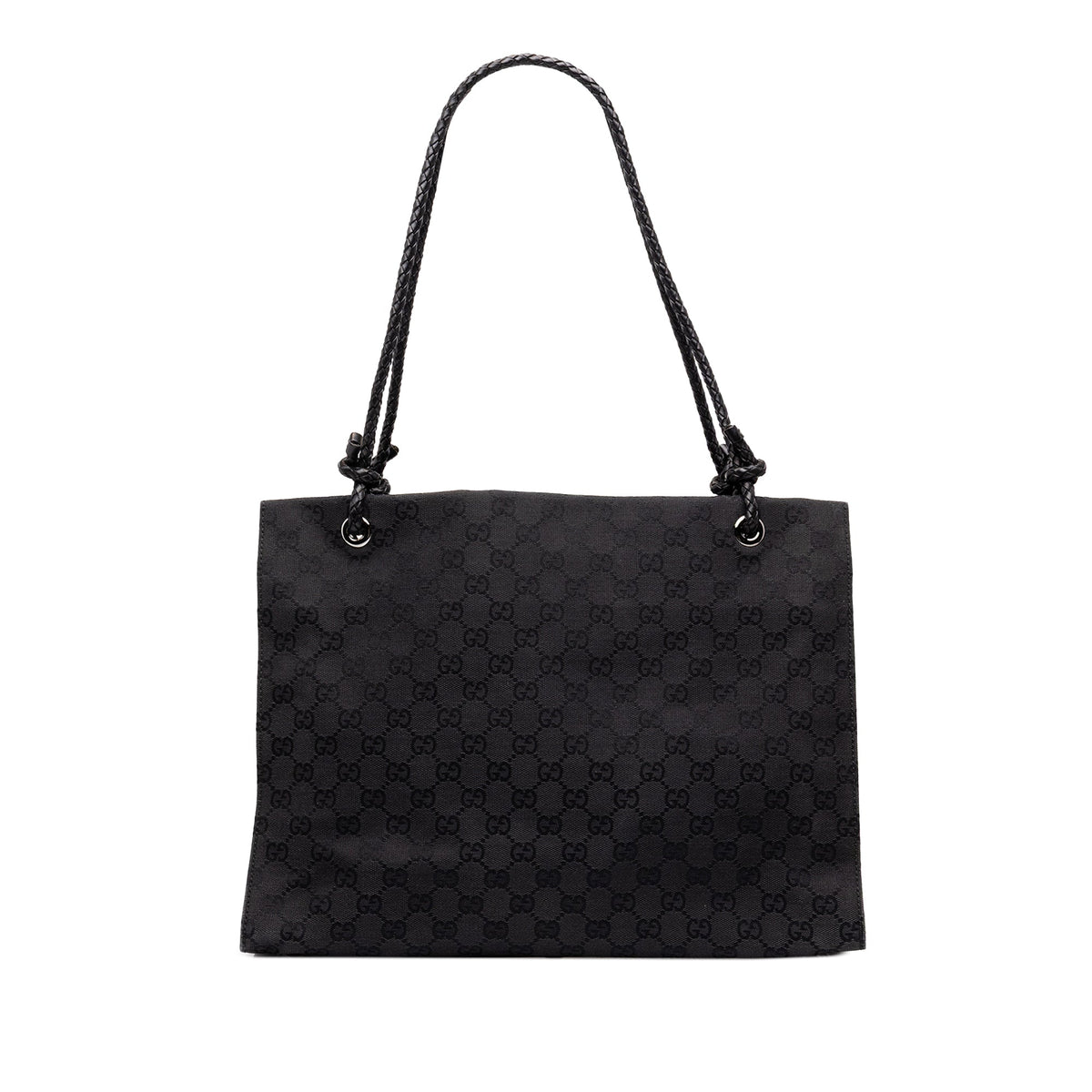 Gucci GG Canvas Tote — Black