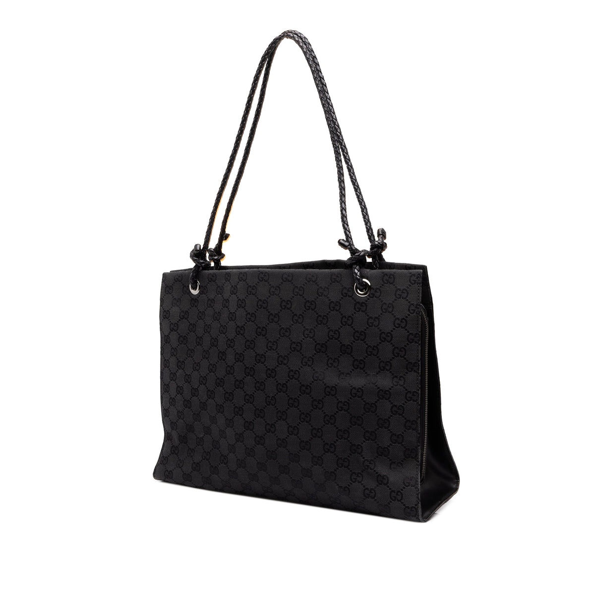 Gucci GG Canvas Tote — Black
