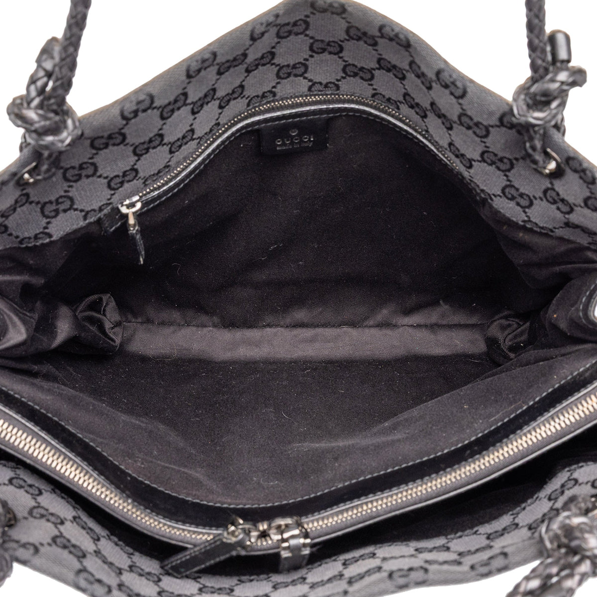 Gucci GG Canvas Tote — Black