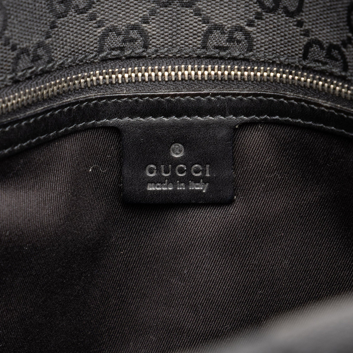 Gucci GG Canvas Tote — Black