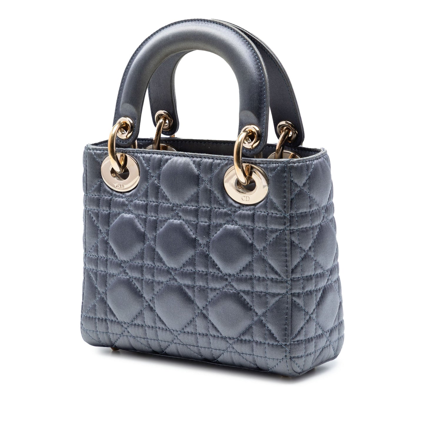 Dior Mini Satin Cannage Swarovski Crystal Lady Dior