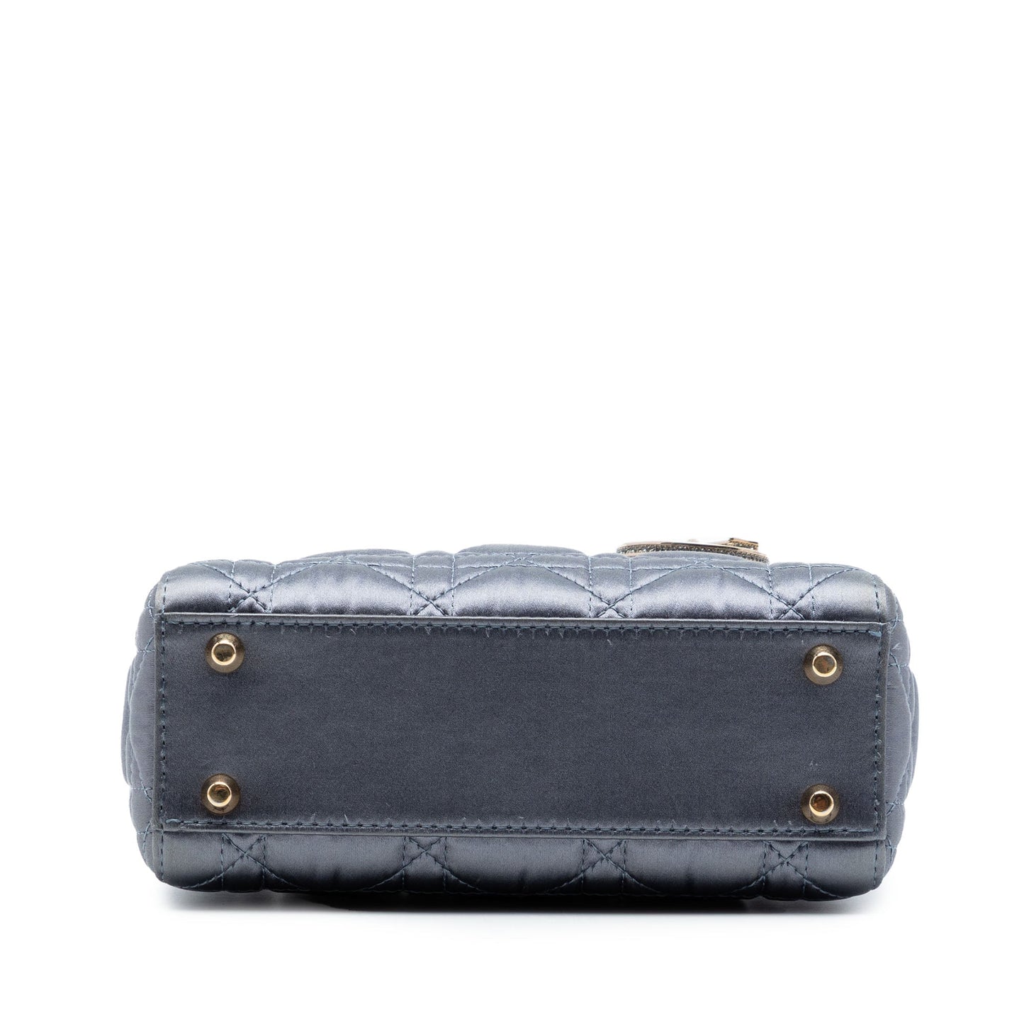 Dior Mini Satin Cannage Swarovski Crystal Lady Dior