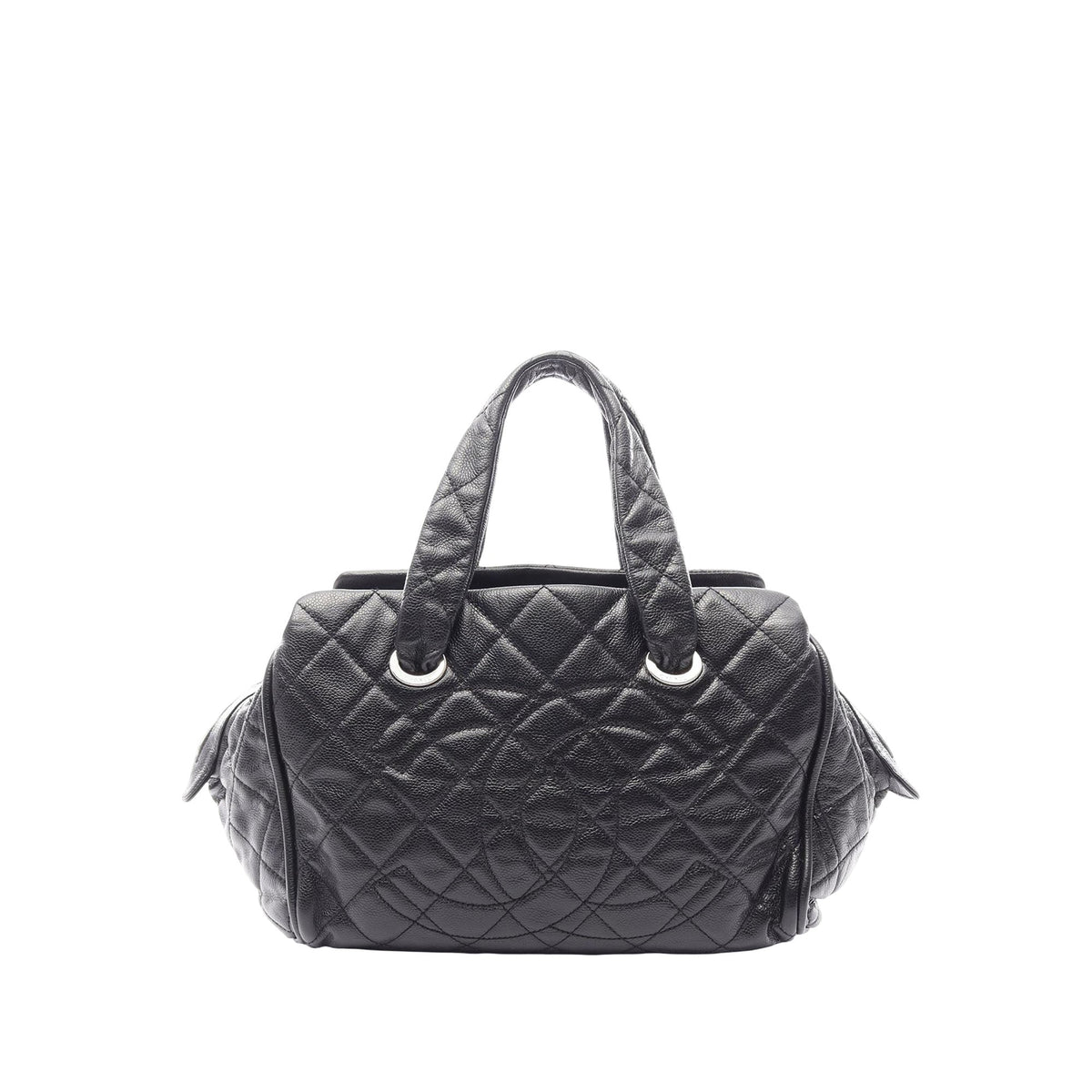 Chanel Quilted Caviar Timeless Bowler Bag