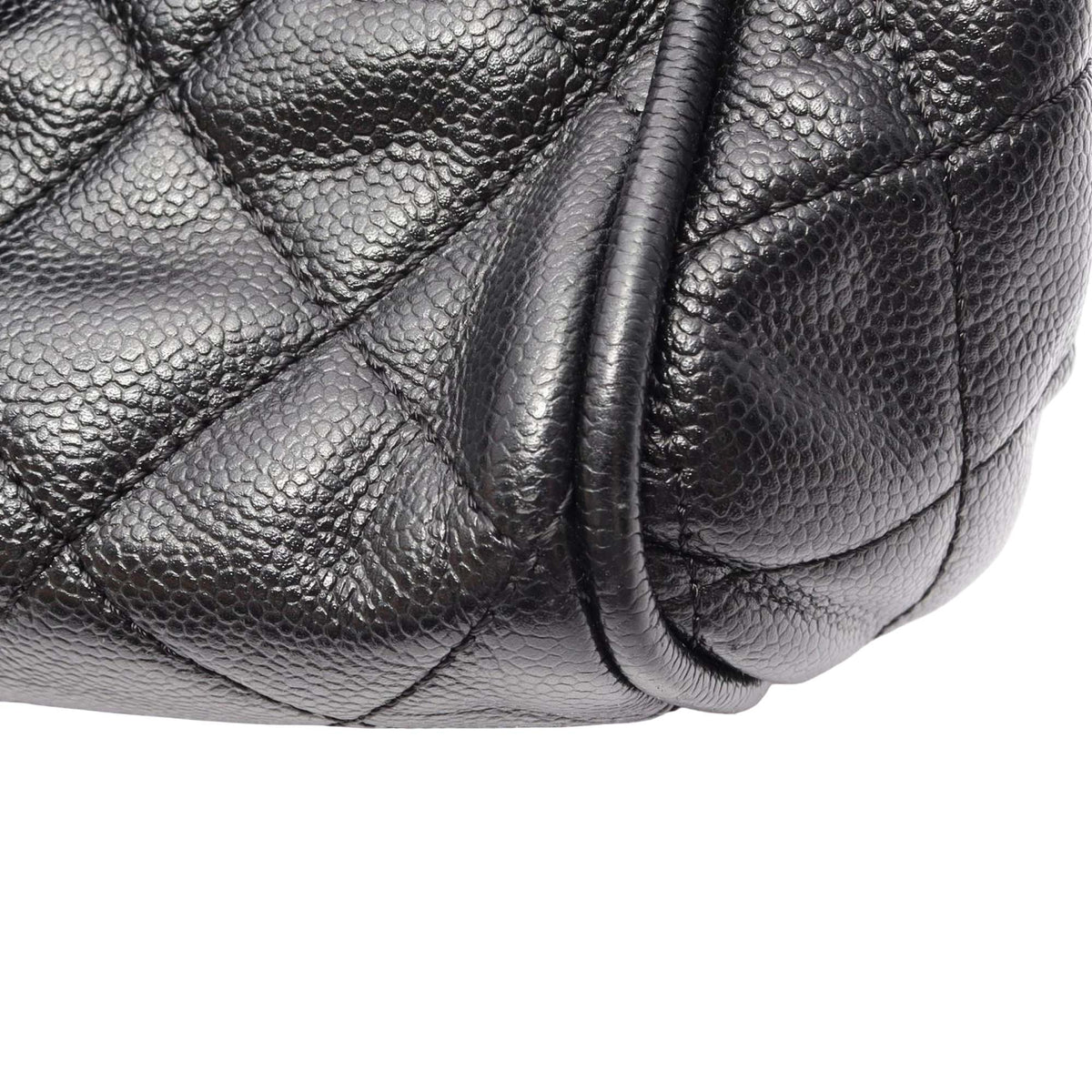 Chanel Quilted Caviar Timeless Bowler Bag