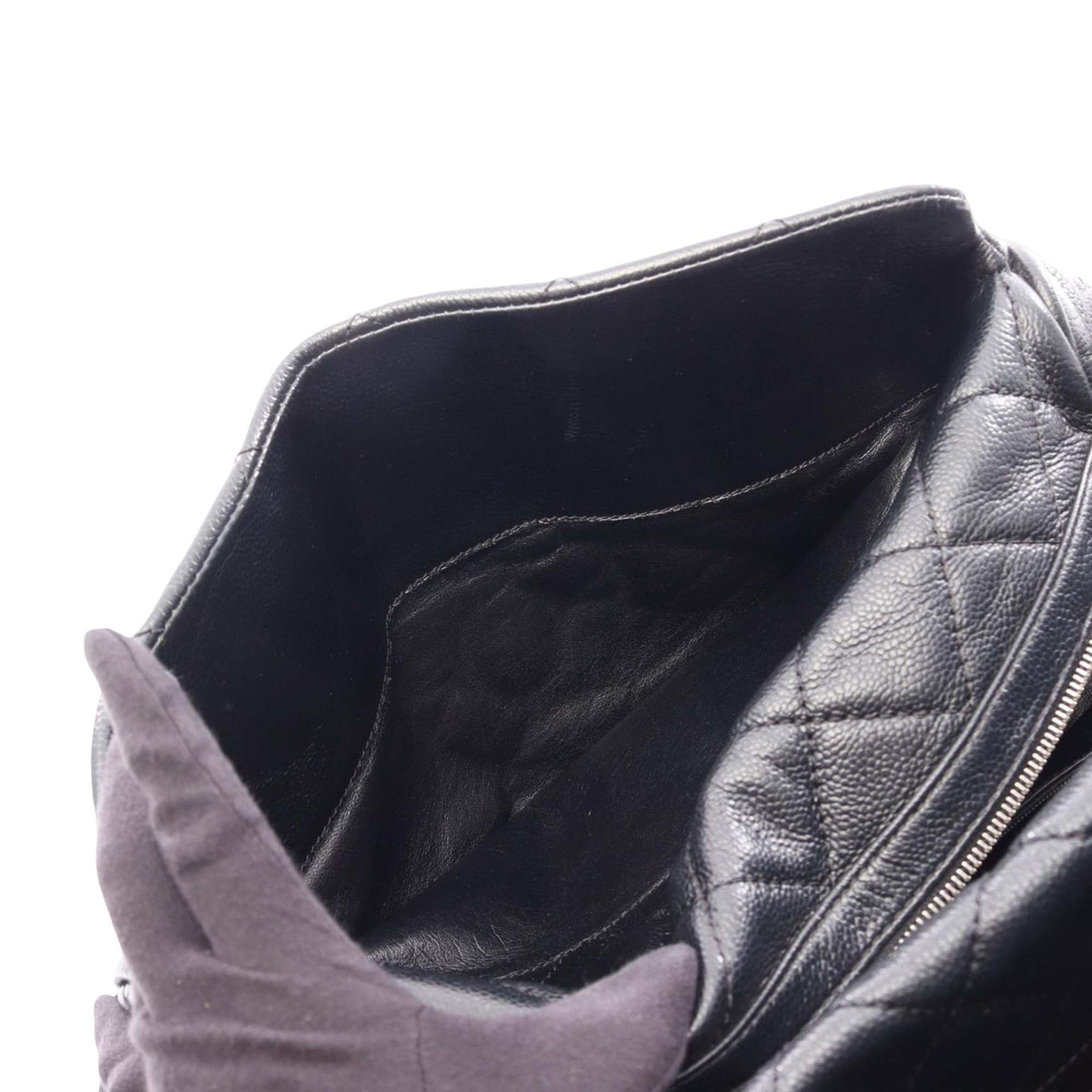 Chanel Quilted Caviar Timeless Bowler Bag