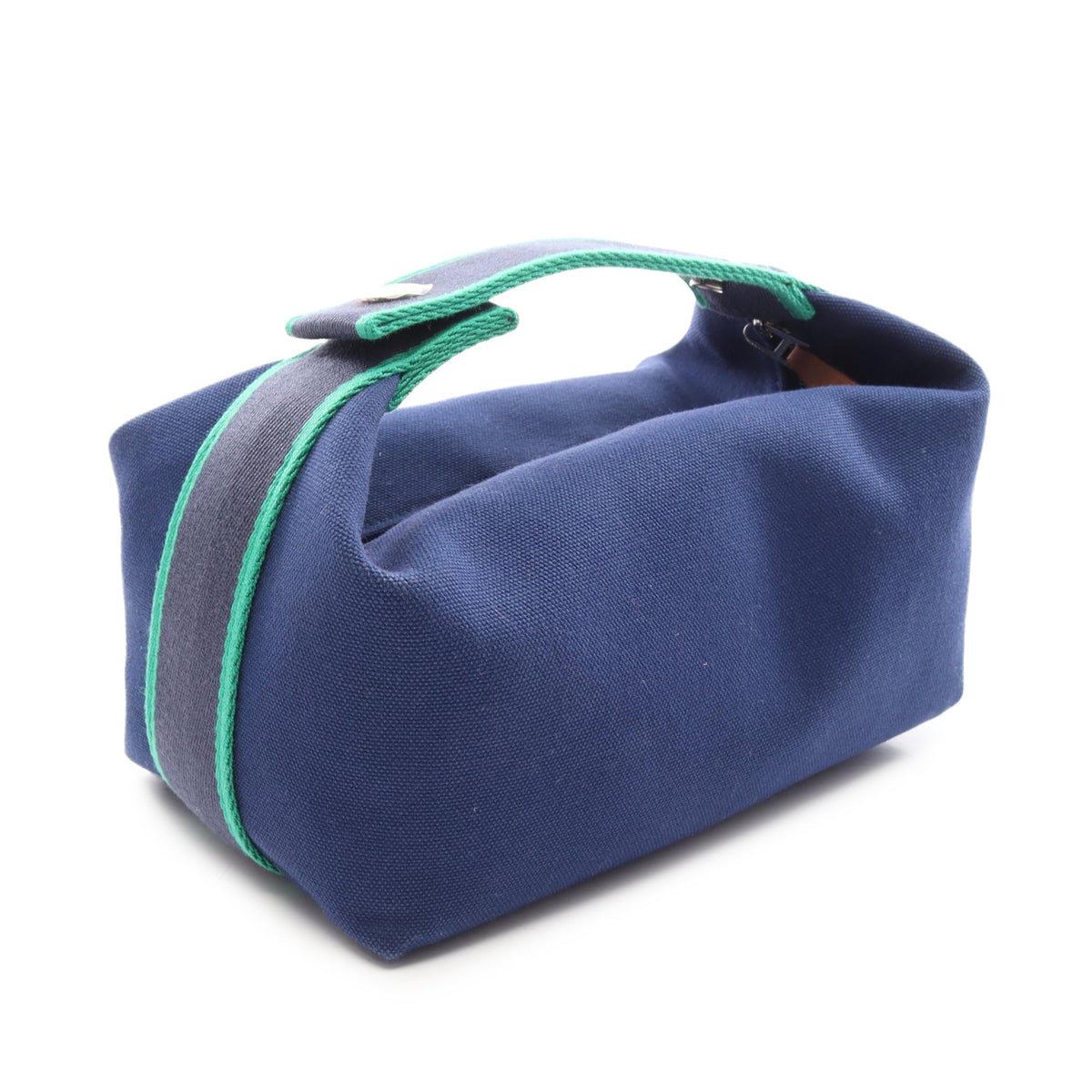 Hermès Small Toile Bride A Brac Case — Blue