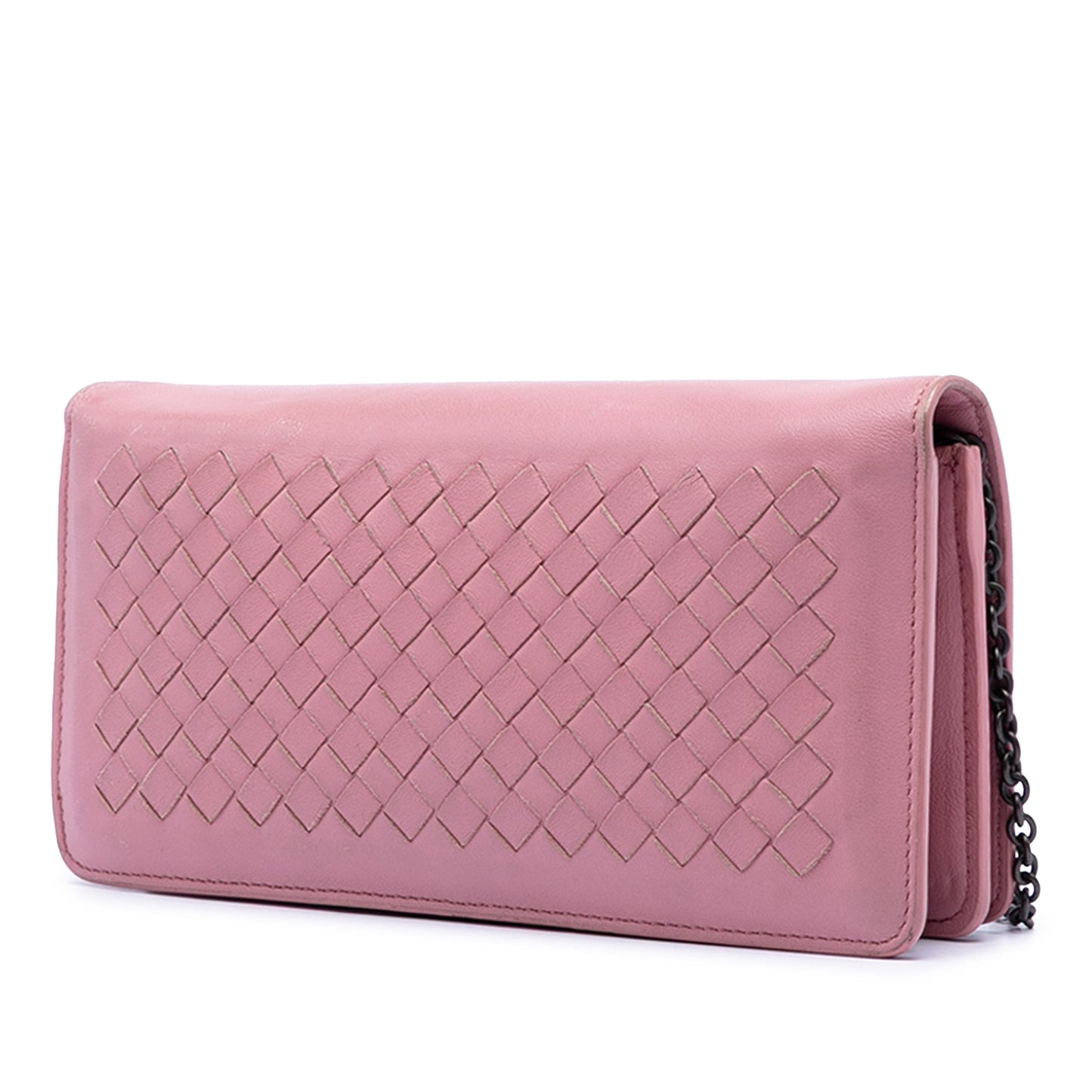 Bottega Veneta Nappa Intrecciato Continental Wallet on Chain