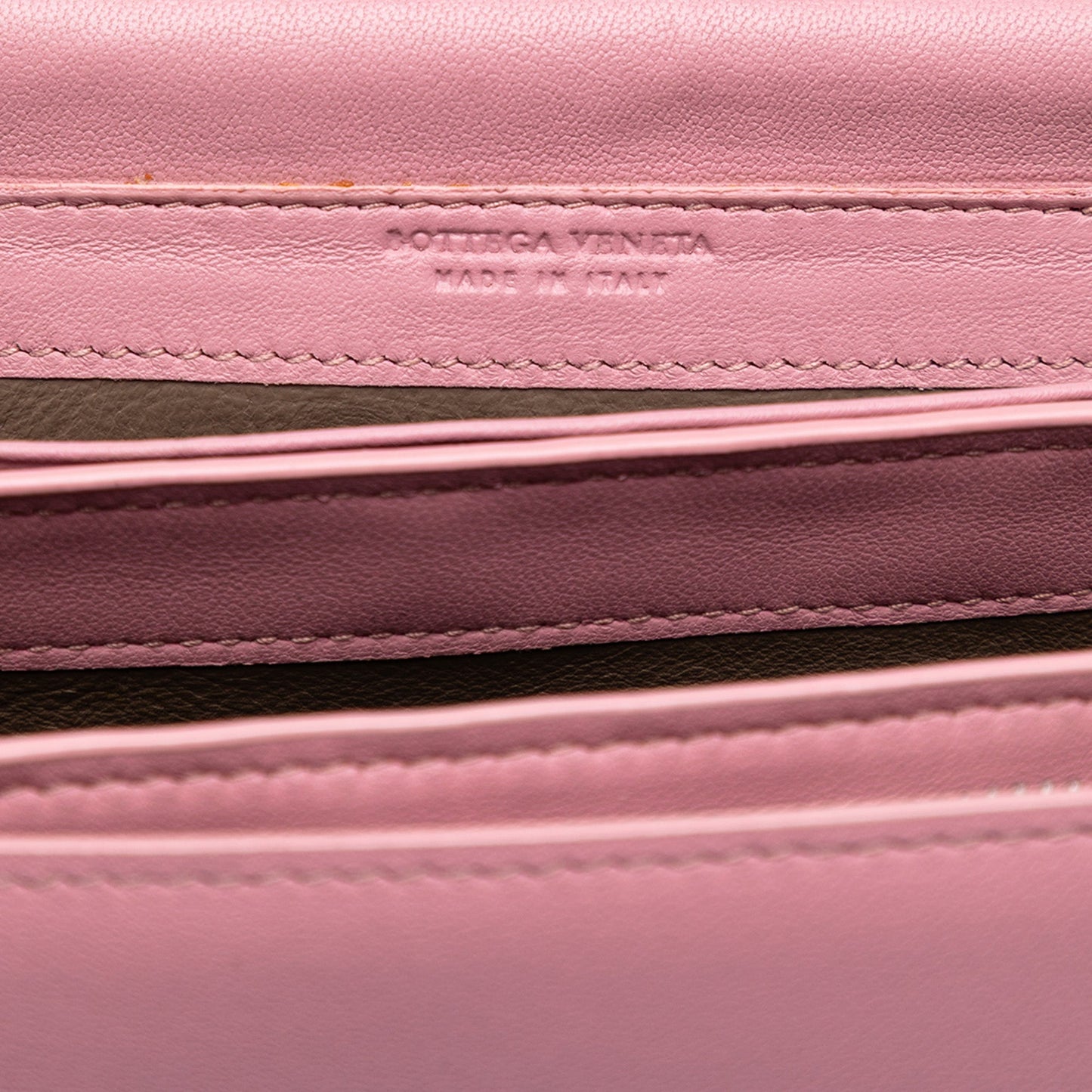 Bottega Veneta Nappa Intrecciato Continental Wallet on Chain