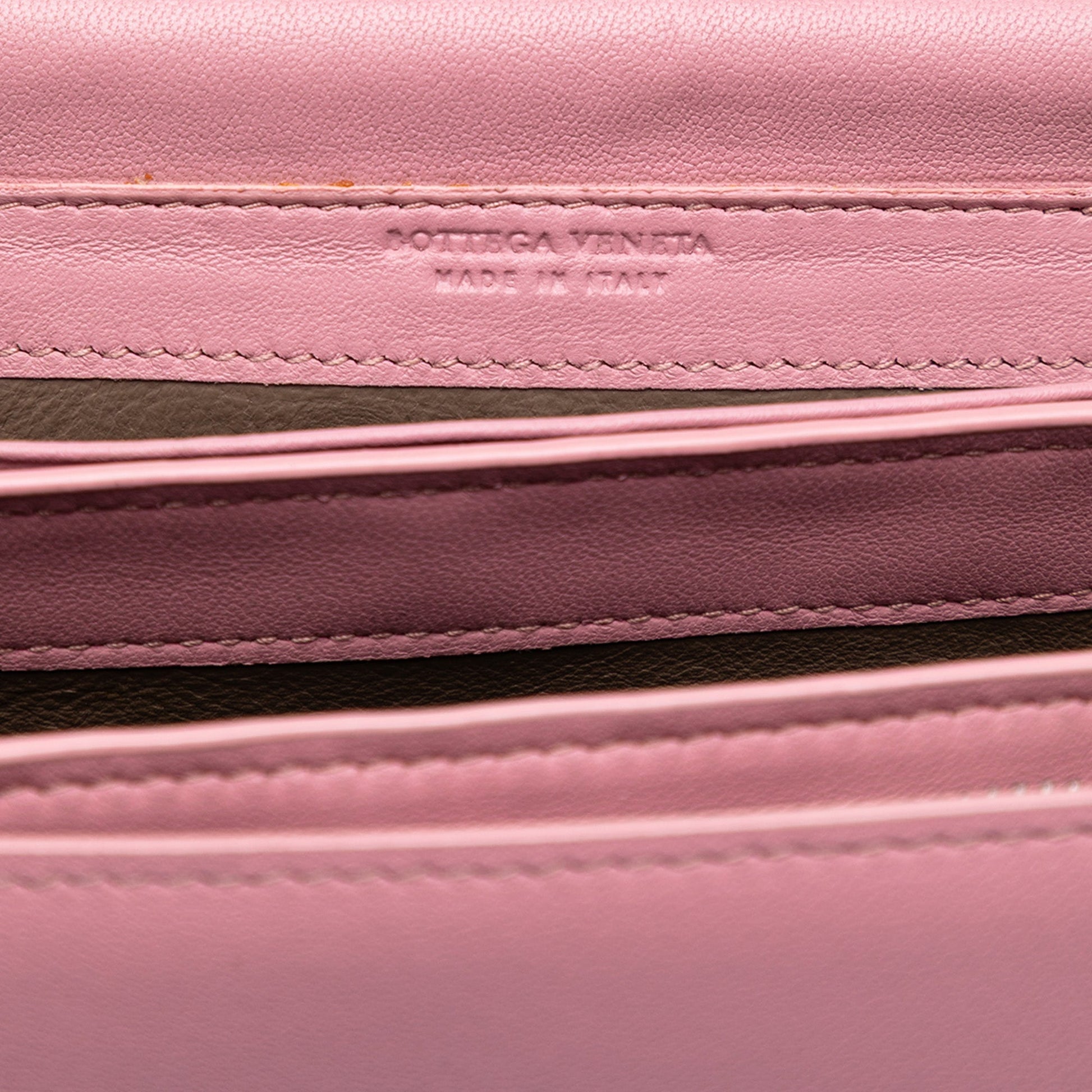 Bottega Veneta Nappa Intrecciato Continental Wallet on Chain