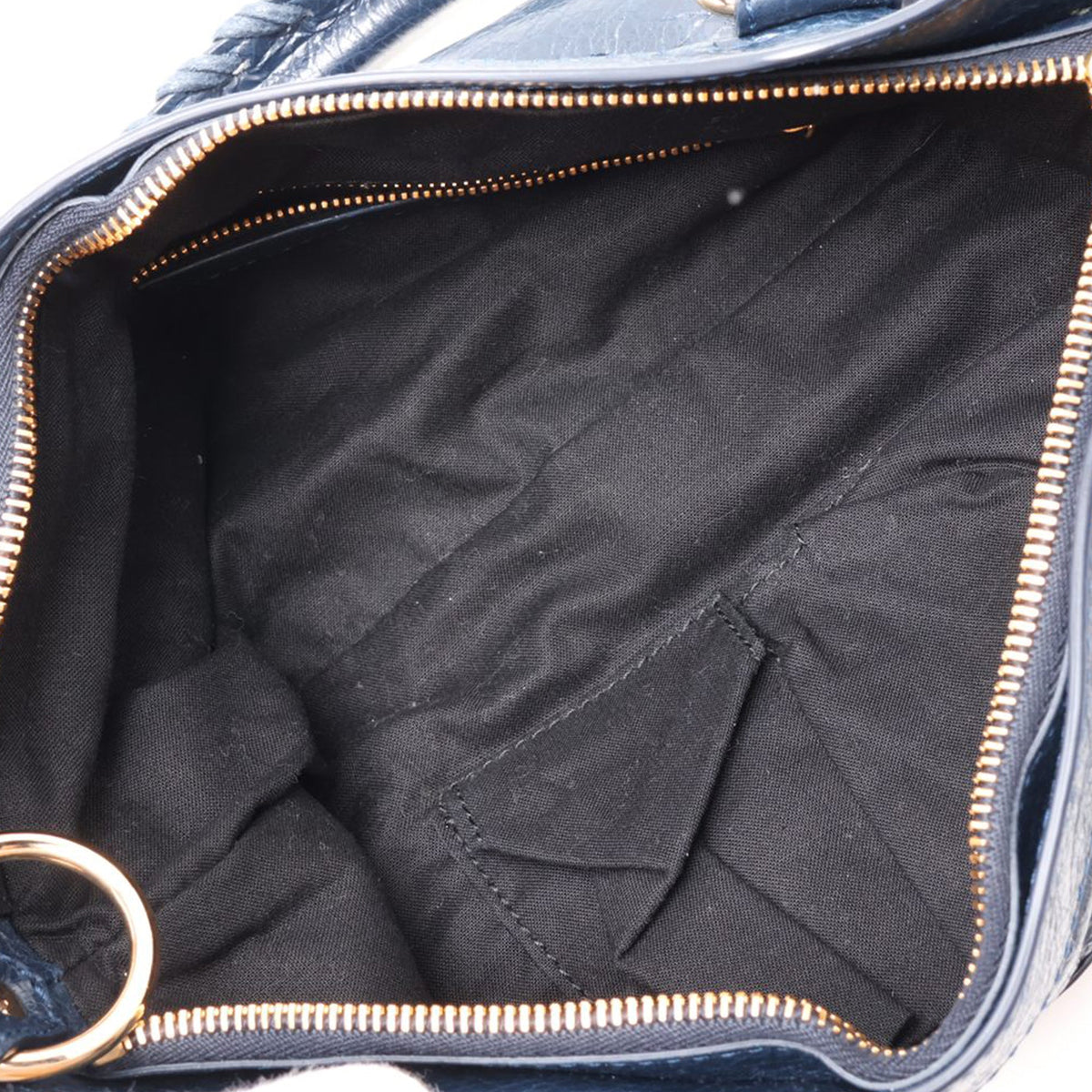 Balenciaga Lambskin Motocross Giant 21 First Satchel — Blue