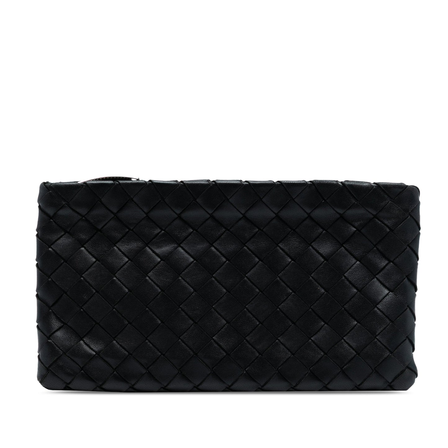Bottega Veneta Small Nappa Intrecciato Zip Pouch