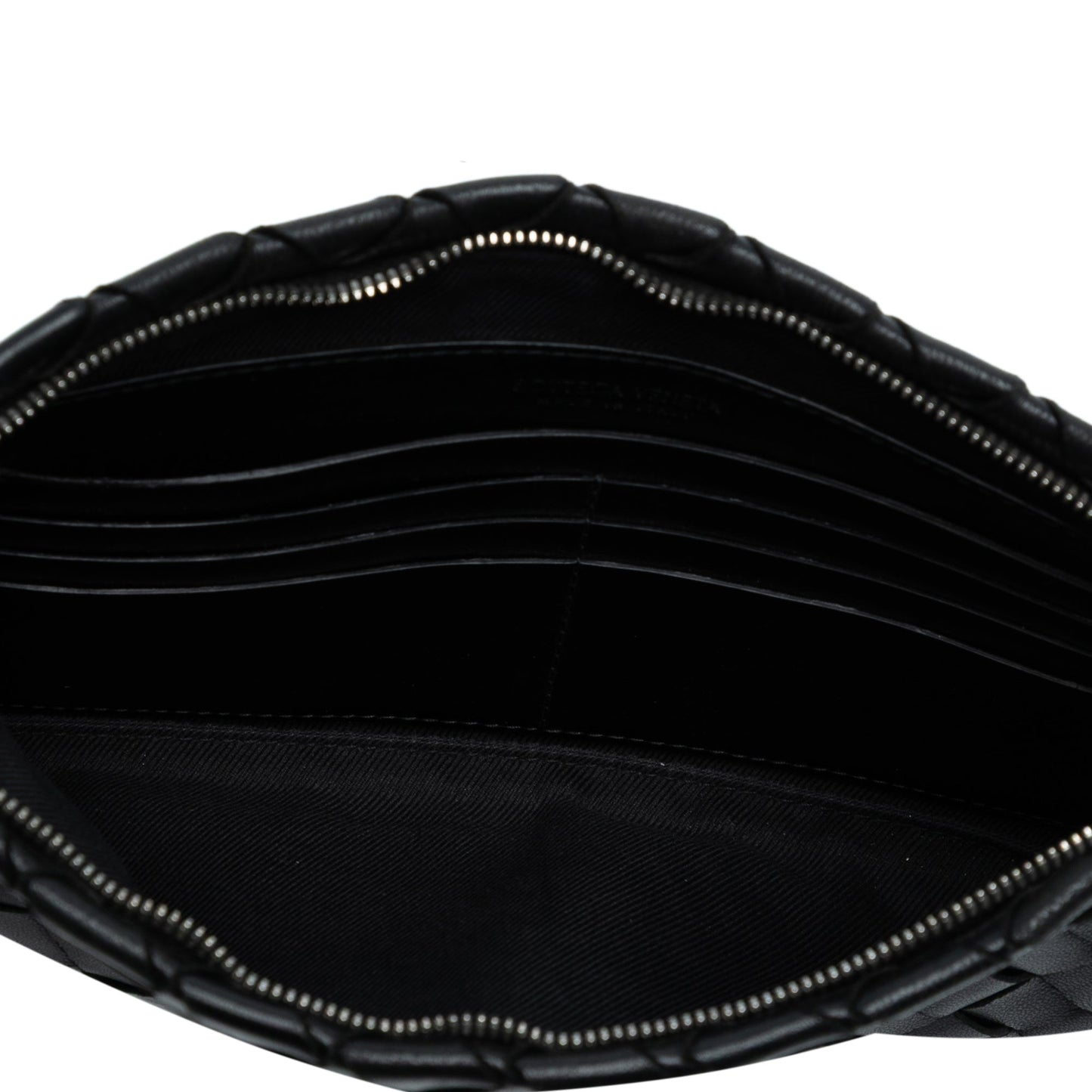 Bottega Veneta Small Nappa Intrecciato Zip Pouch